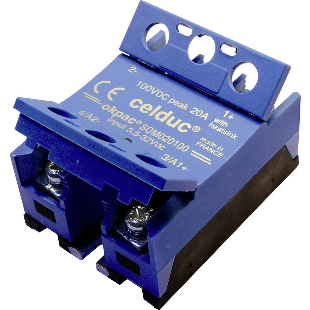 <br>  celduc® relais<br>  poluvodički relej<br>  SOM06075<br>  60 A<br>  Preklopni napon (maks.): 40 V/AC, 40 V/DC<br>  <br>  2 St.<br> slika