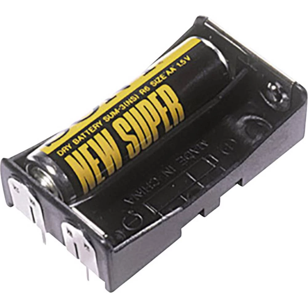 Baterije - držač 2x Mignon (AA) Lemni priključak (D x Š x V) 58 x 32 x 16 mm MPD BA2AAPC slika