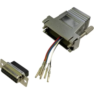BKL Electronic 10121114 adapter 15-polni ženski konektor D-Sub - RJ12-utičnica  1 St. Single slika