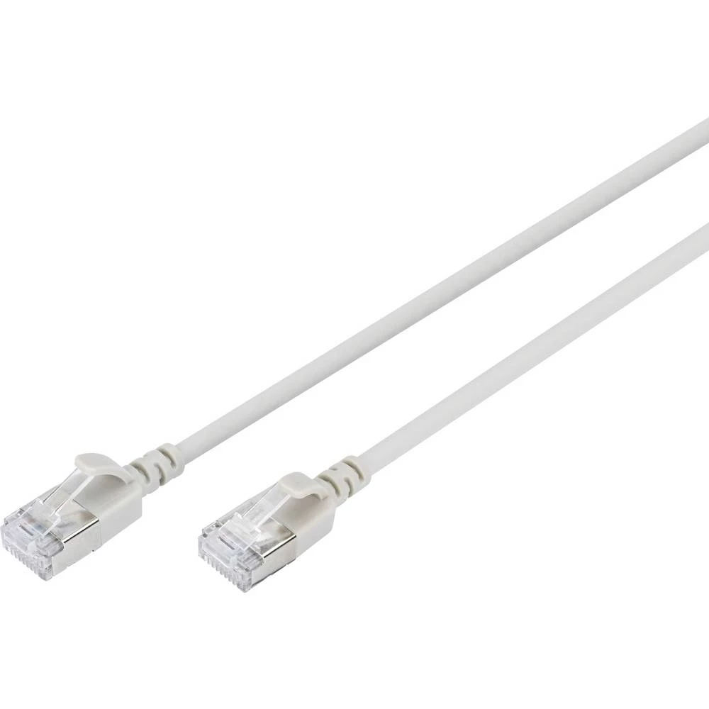 Digitus DK-1632-A-070S RJ45 mrežni kabel, Patch kabel CAT 6a F/FTP 7 m siva bez halogena, sa zaštitom 7 m slika