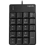 USB numerička tipkovnica LogiLink ID0184 Crna