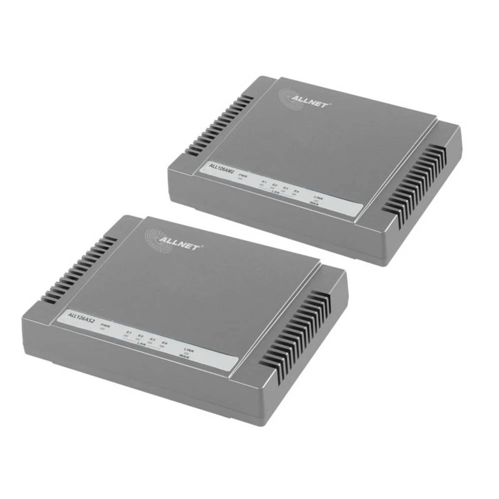 Allnet ALL126Ax3 Bundle proširenje mreže 2-žice Raspon (maks.): 2500 m 1 Set 100 MBit/s slika