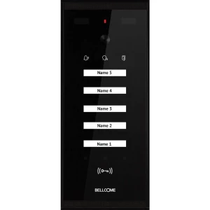 Bellcome VPA.5SR03.BLB04 video portafon za vrata žičani vanjska jedinica 1 komad crna slika