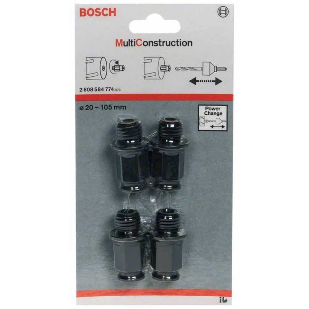 4-dijelni set adaptera - - Bosch Accessories 2608584774 slika