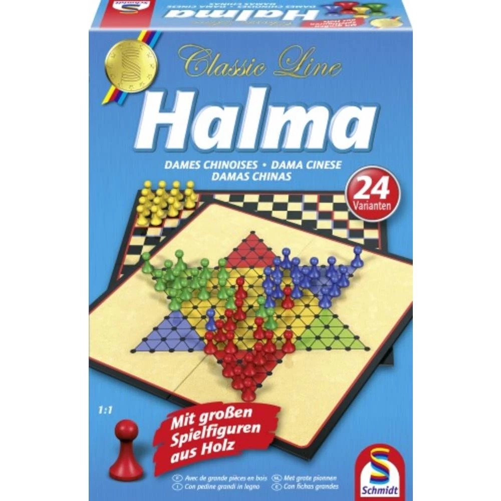 Schmidt Spiele Klasična linija Halma Classic line Halma 49217 slika
