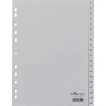 Durable Register 6522 DIN A4 11-20 Polipropilen Siva 20 pregrada za registrator Reljefne kartice 652210