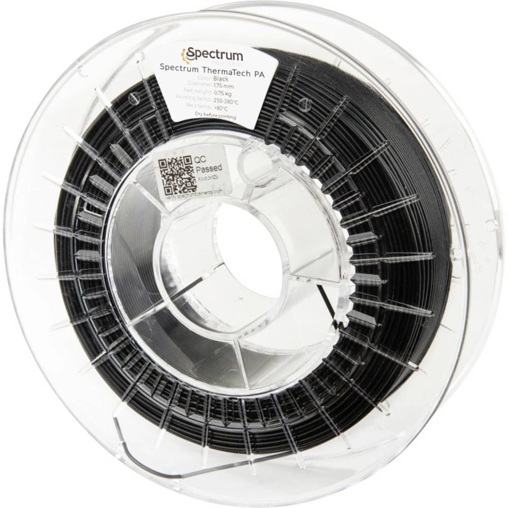 Spectrum Filaments 81532 ThermaTech PA 3D pisač filament PA (poliamid) visoka toplinska vodljivost 1.75 mm 750 g crna, c slika