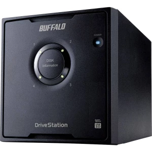 Vanjski sustav Multi-tvrdog diska 12 TB Buffalo DriveStation™ Quad Crna USB 3.0 Podržava RAID, Opremljena sa WD RED slika
