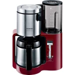 Siemens TC86504 aparat za kavu crvena, srebrna  Kapacitet čaše=12 funkcija brojača vremena, funkcija održavanje toplote, termosica
