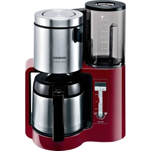 Siemens TC86504 aparat za kavu crvena, srebrna  Kapacitet čaše=12 funkcija brojača vremena, funkcija održavanje toplote, termosica slika