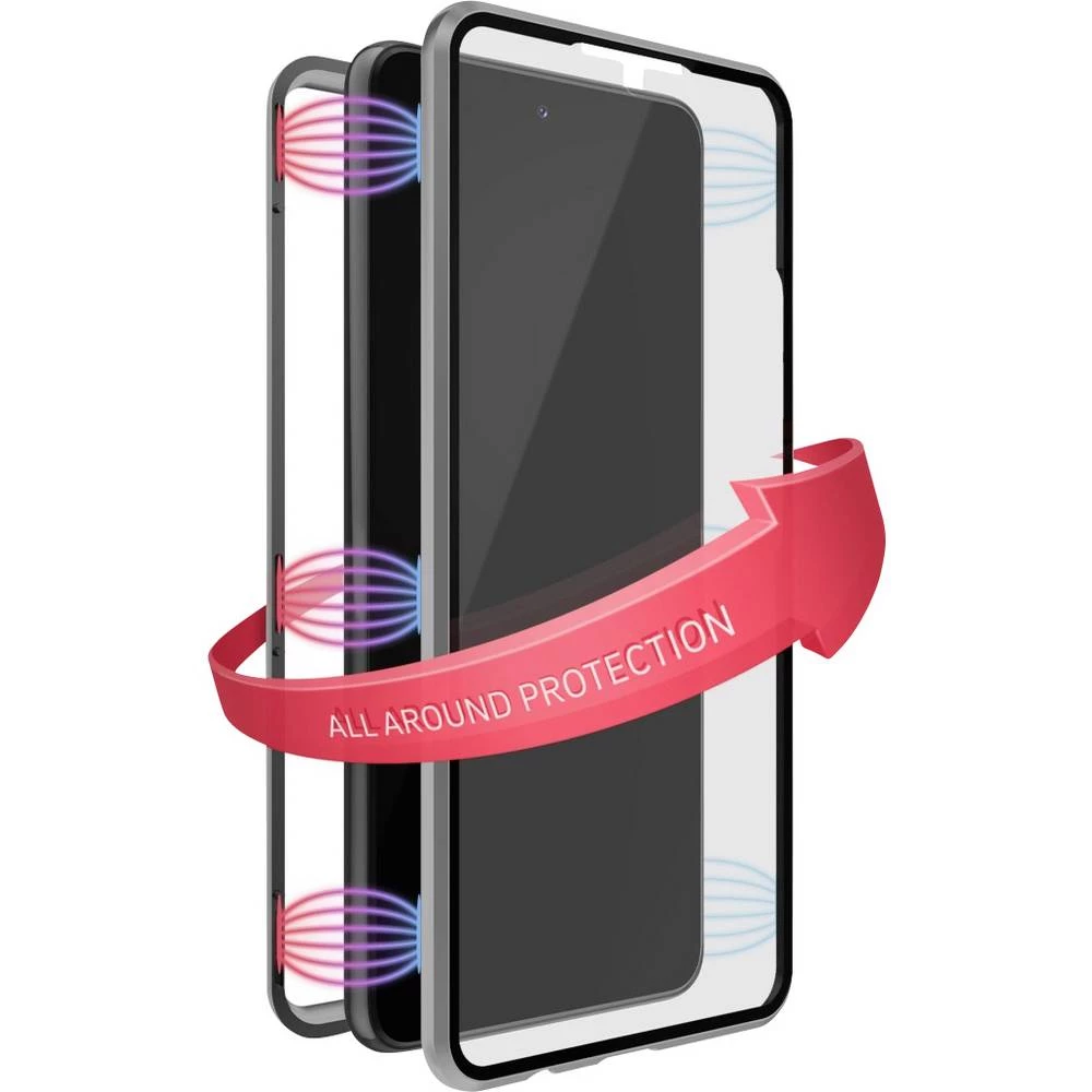 Black Rock SC 360°Glass etui Samsung srebrna slika