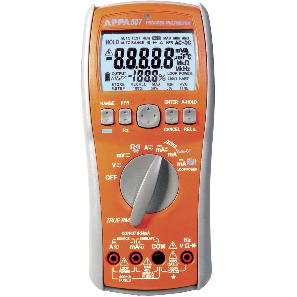Ručni multimetar digitalni CMT Appa 507 CAT III 1000 V, CAT IV 600 V Zaslon (brojevi): 50000 slika