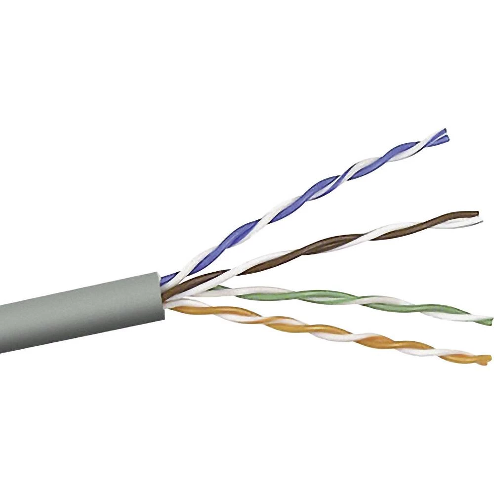 Mrežni kabel CAT 5e U/UTP 4 x 2 x 0.20 mm&sup2; Siva Belkin A7L504-250 1 m slika