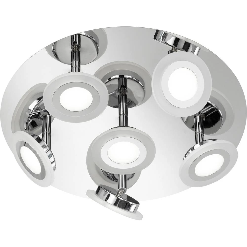 WOFI Gemma 9228.07.01.6000 LED-stropna svjetiljka 30 W  RGBW bijela kromirana slika