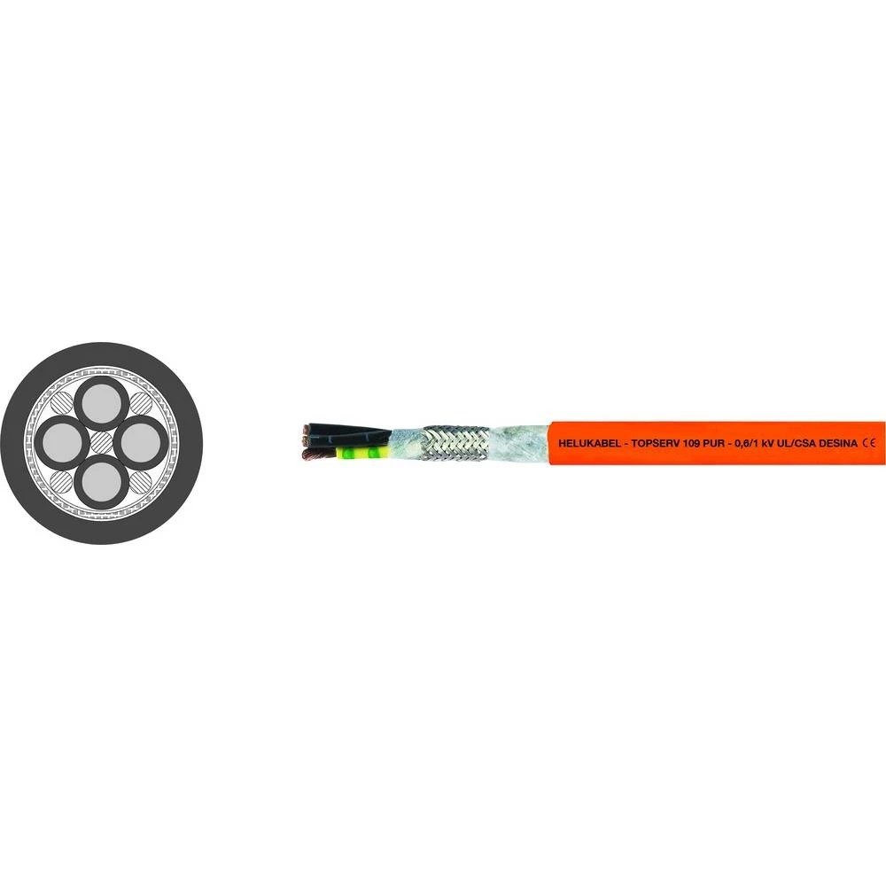 Helukabel TOPSERV® 109 vod za servo 4 G 2.50 mm² narančasta 75944 100 m slika