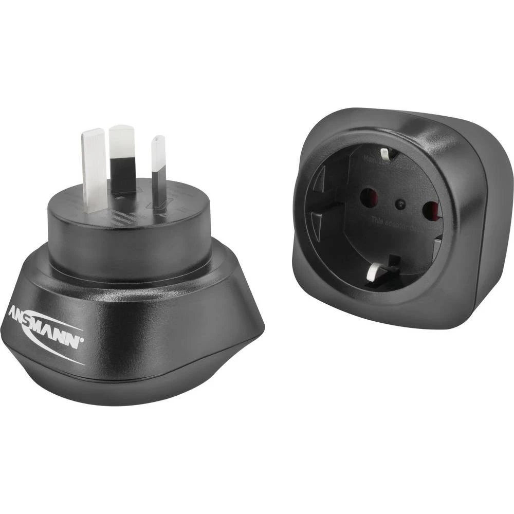 Ansmann 1250-0033 putni utikač EU to AU slika