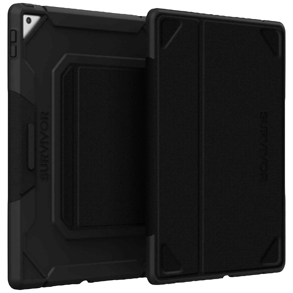Griffin Survivor Rugged etui s poklopcem Pogodno za modele Apple: iPad 10.9 (10. generacija) crna slika