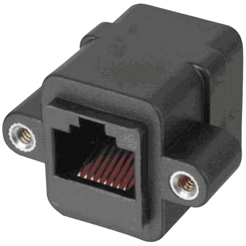 Lyndahl RJ45 mreža adapter cat 5e [1x RJ45-utičnica - 1x RJ45-utičnica]  crna slika