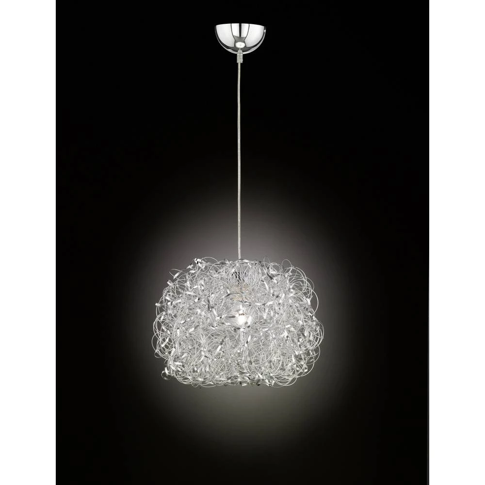 Viseća svjetiljka LED E27 60 W WOFI FORTUNE 6368.01.70.7000 Srebrna slika