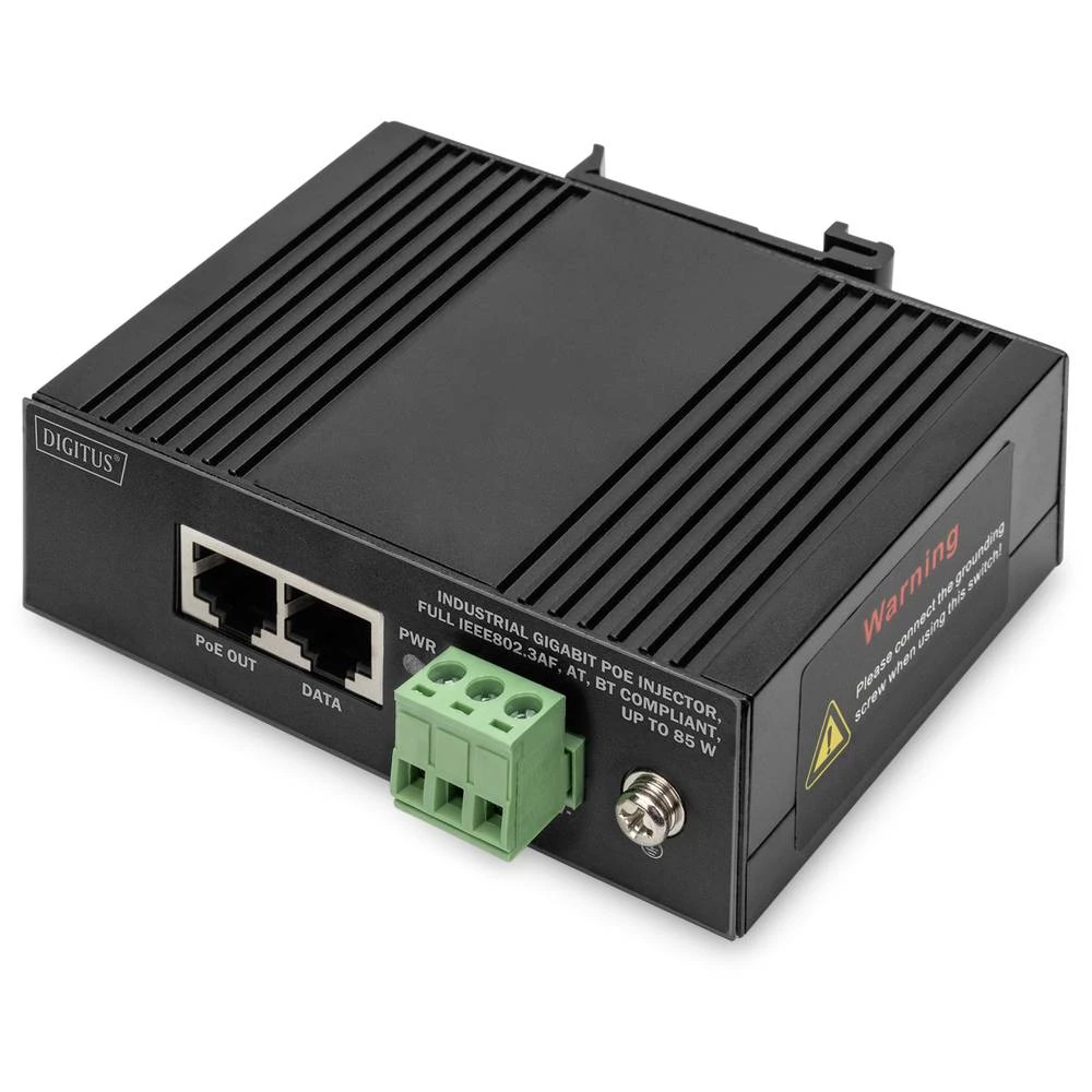 Digitus DN-651141 PoE injektor 10 / 100 / 1000 MBit/s IEEE 802.3af (12.95 W), IEEE 802.3at (25.5 W), IEEE 802.3bt, IEEE8 slika