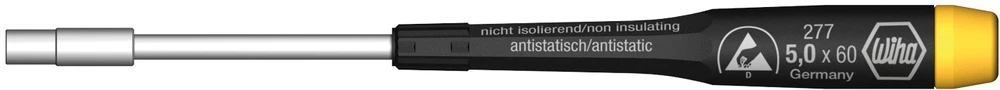 ESD nasadni odvijač Wiha ESD-SECHSKT.-STECKSCHL. SW 3, 5 07655 duljina oštrice: slika
