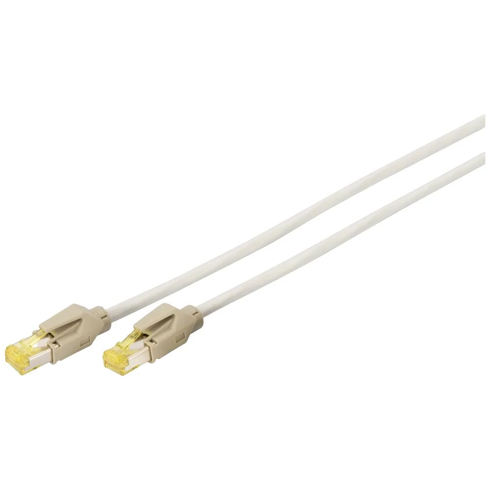 Digitus DK-1643-A-070 RJ45 mrežni kabel, Patch kabel CAT 6a S/FTP 7 m siva  1 St. slika