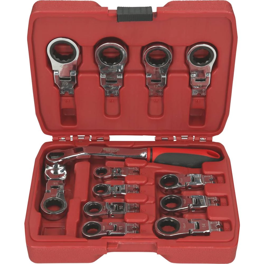 KS Tools 503.4820 Set ključeva sa čegrtaljkom, 13 kom slika