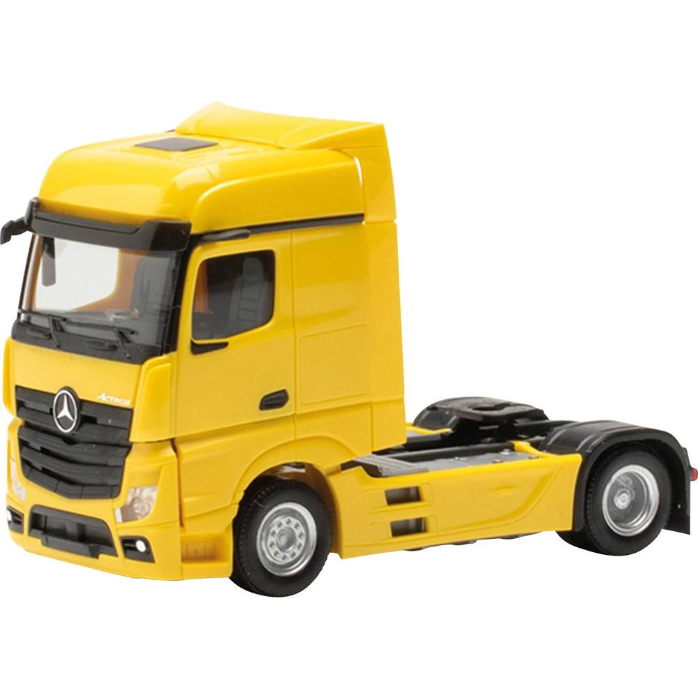 Herpa 309189-004 h0 model kamiona Mercedes Benz Tegljač Actros '18 Bigspace, žute boje uljane repice slika