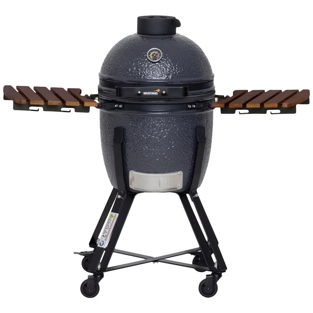 Mustang Grill Kamado M drveni ugljen ugljen roštilj Površina roštilja (promjer)=380 mm siva slika