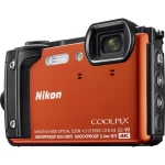 Digitalni fotoaparat Nikon W300 16 MPix Zoom (optički): 5 x Narančasta WiFi, Vodootporno, 4K-Video, GPS, Otporan na udarce, Otpo