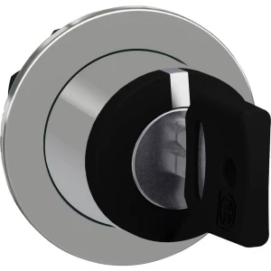 Schneider Electric ZB4FG03 prednji element prekidača s ključem plosnat (Ø) 30.5 mm  krom boja, crna 1 St. slika