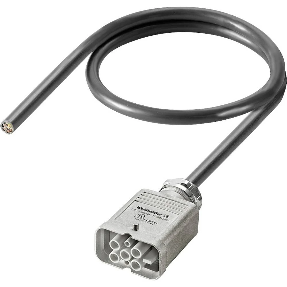 Weidmüller 2712390200 utični konektor za senzor/aktivator, konfekcionirani   2.00 m Broj polova: 6 1 St. slika