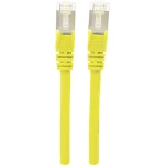 LAN (RJ45) Mreža Priključni kabel CAT 6A S/FTP 2 m Žuta Zaštićen s folijom, Pletena zaštita, Bez halogena Intellinet