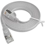 LAN (RJ45) Mreža Priključni kabel CAT 6 U/FTP 2 m Siva plosnati Slim Wirewin