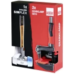 Stezaljka zupčanika GearKlamp GK15 + mekani čekić Simplex-A Bessey GK15-SIMPLEX-A Raspon (maks.):150 mm Dimenzije rastovora:60 mm