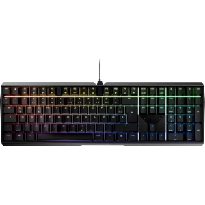 CHERRY MX Brown USB igraća tipkovnica njemačka, qwertz crna slika