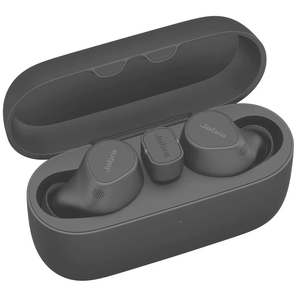 Jabra Evolve2 Buds  In Ear slušalice Bluetooth® stereo crna smanjivanje šuma mikrofona, poništavanje buke kutija za punjenje, utišavanje mikrofona slika