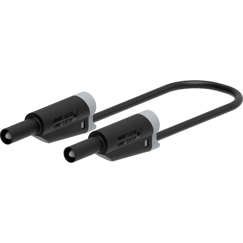 Electro PJP 2712-IEC-CD1-25N mjerni vod banana utikač 4 mm 25 cm crna 1 kom. slika