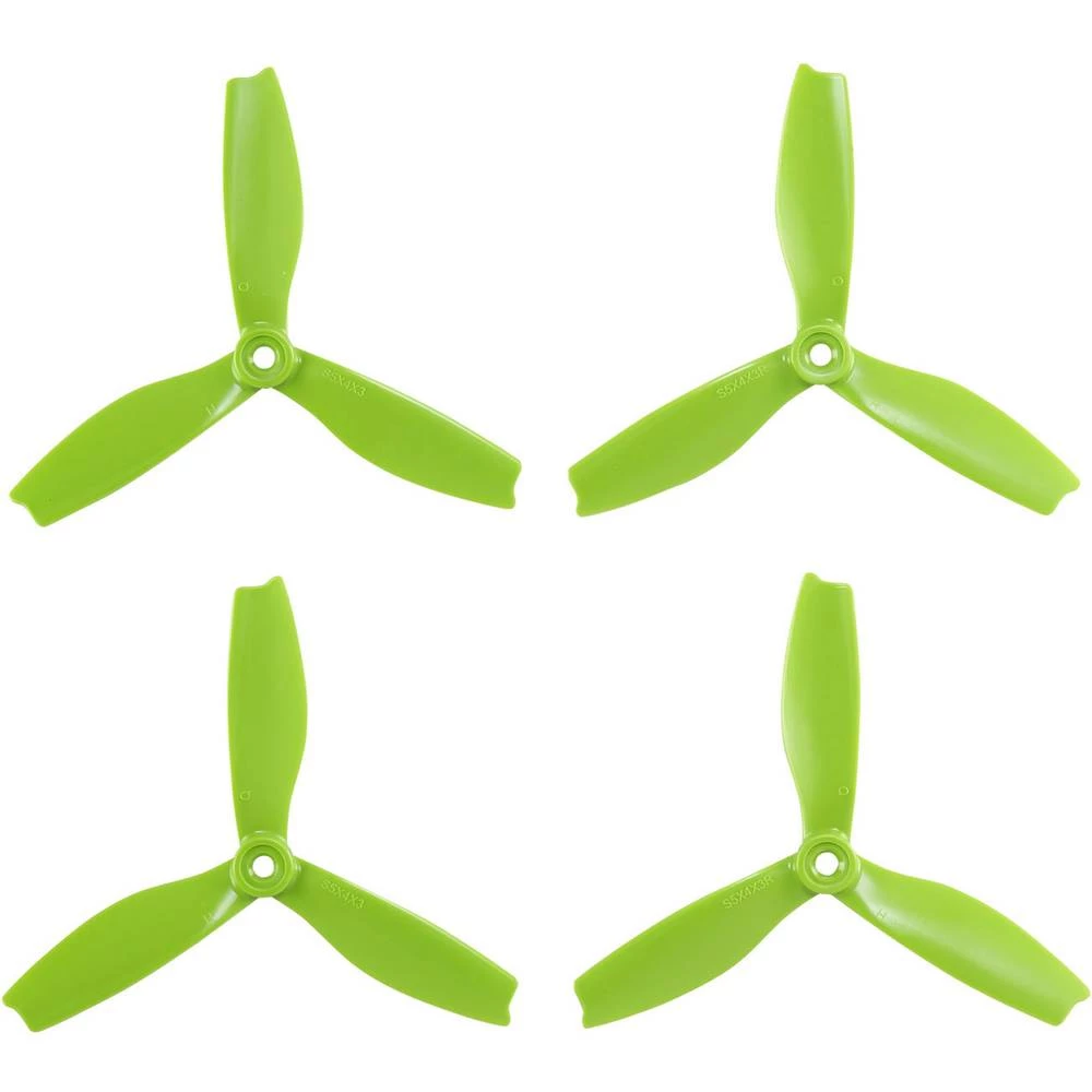 HQ Prop 3-lopatice Komplet propelera za trkaće koptere Radijusni 5 x 4 " (12.7 x 10.2 cm) DPS5X4X3G slika