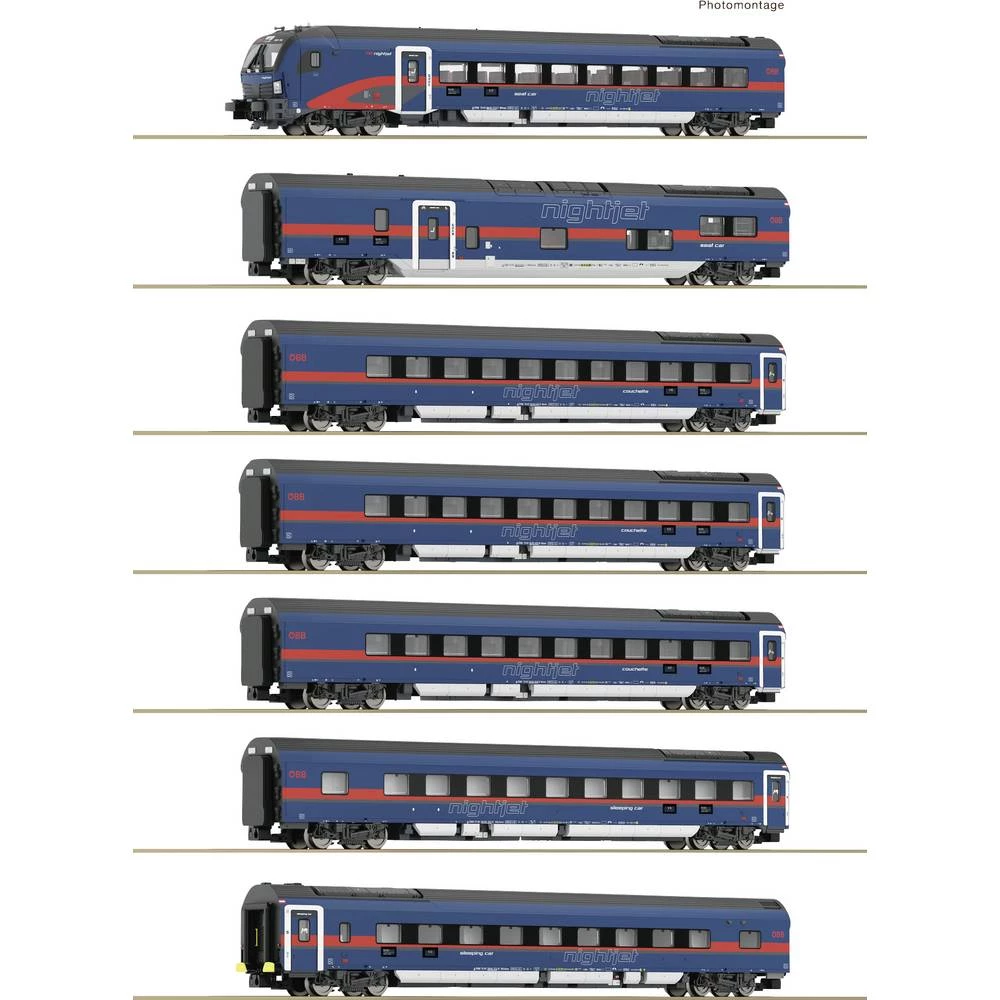 N Set od 7 dijelova: Nightjet ÖBB slika