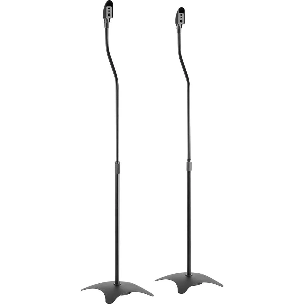Postolje za zvučnik, kruti, udaljenost od poda/stropa (maks.): 110 cm SpeaKa Professional LSS-2010 crne boje 1 par slika