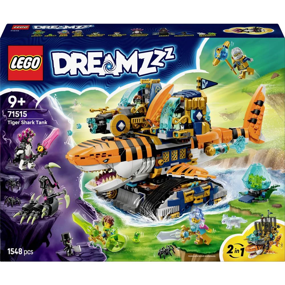 71515 LEGO® DREAMZZZ Vozilo Tiger Shark (71515); Set za gradnju slika