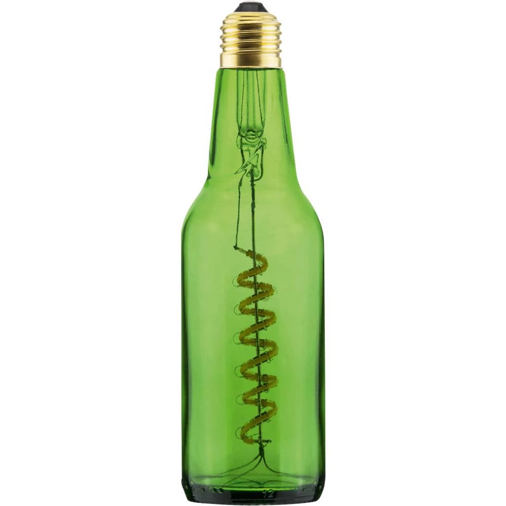 Segula LED ATT.CALC.EEK B (A++ - E) E27 Oblik boce piva 8 W = 25 W Zelena (&Oslash; x D) 60 mm x 220 mm Prigušivanje osvjetljenj slika