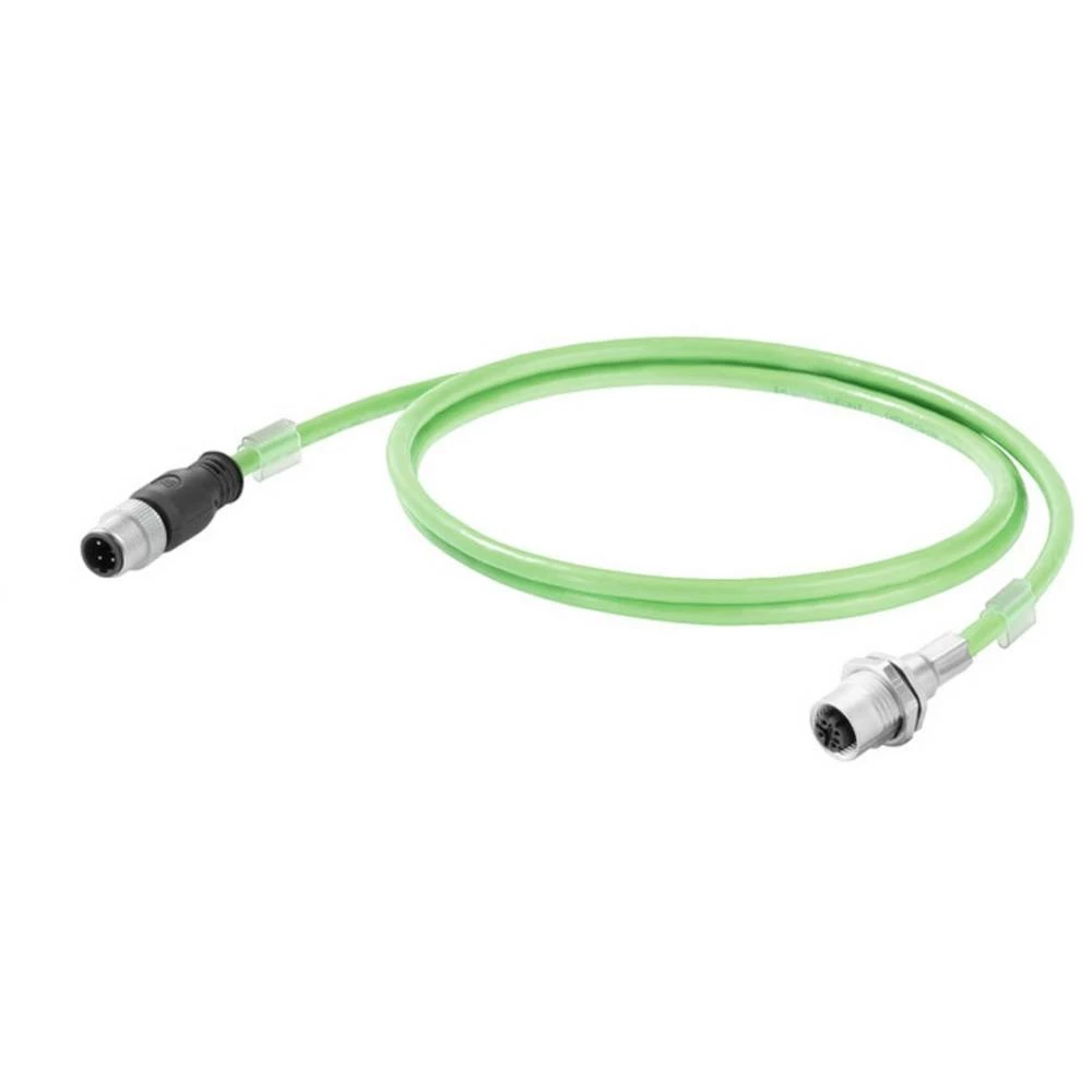 Weidmüller 1244130070 podatkovni utični konektor za senzor/aktivator, konfekcioniran M12 ravni muški konektor 7.00 m Broj polova: 4 1 St. slika