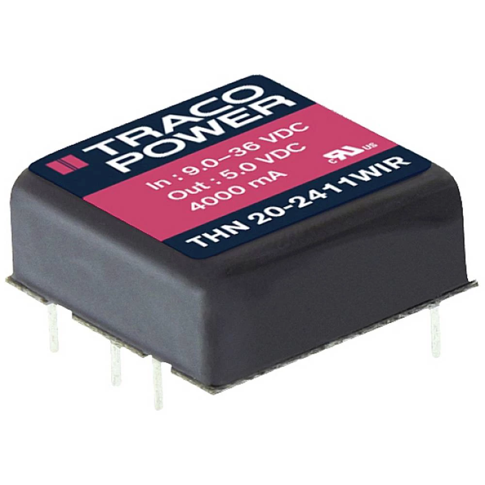 TracoPower THN 20-2411WIR DC/DC  pretvarač  4000 mA 20 W +5.1 V/DC slika