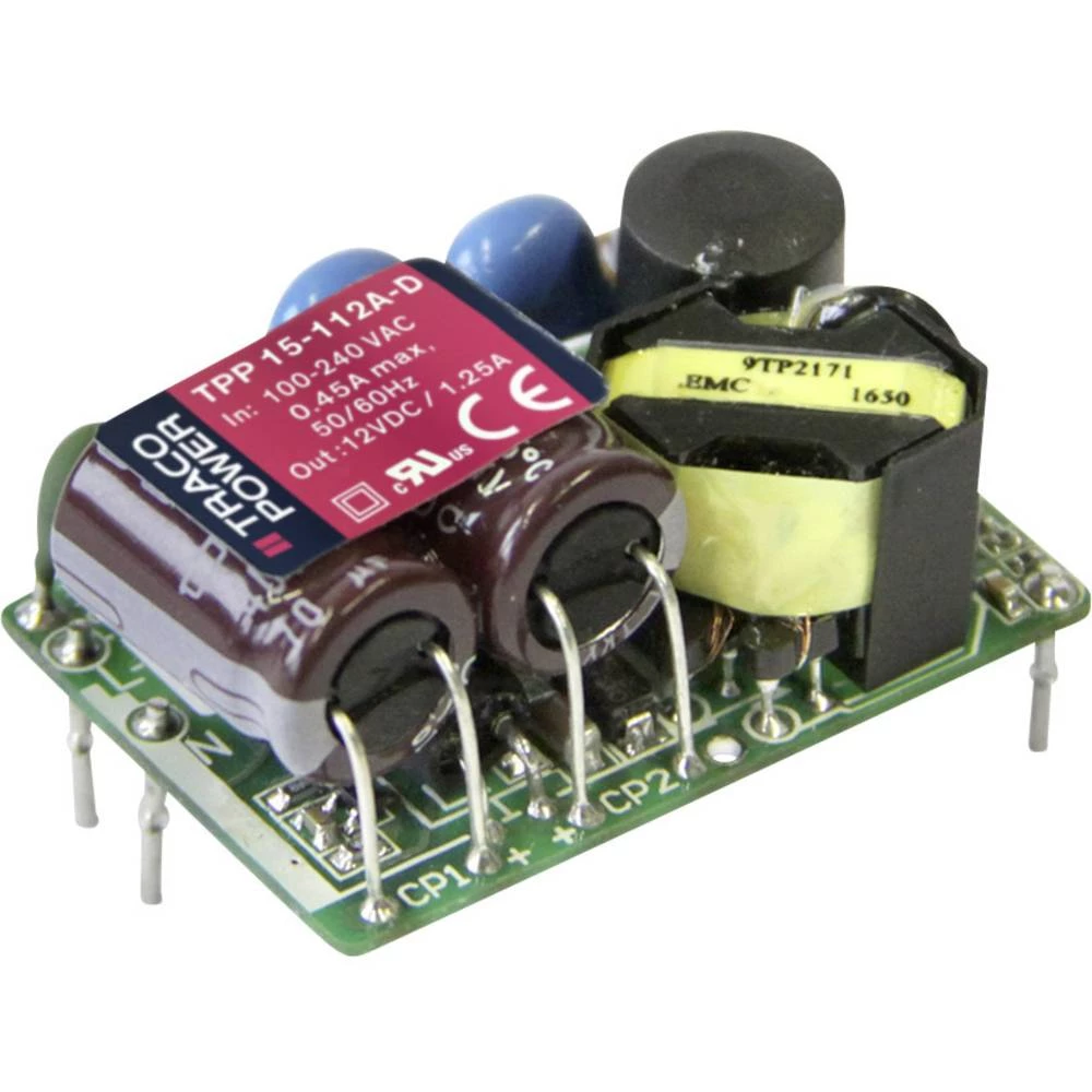 AC/DC modul napajanja, otvoreni okvir TracoPower TPP 15-103A-D +3.3 V/DC 4000 mA slika