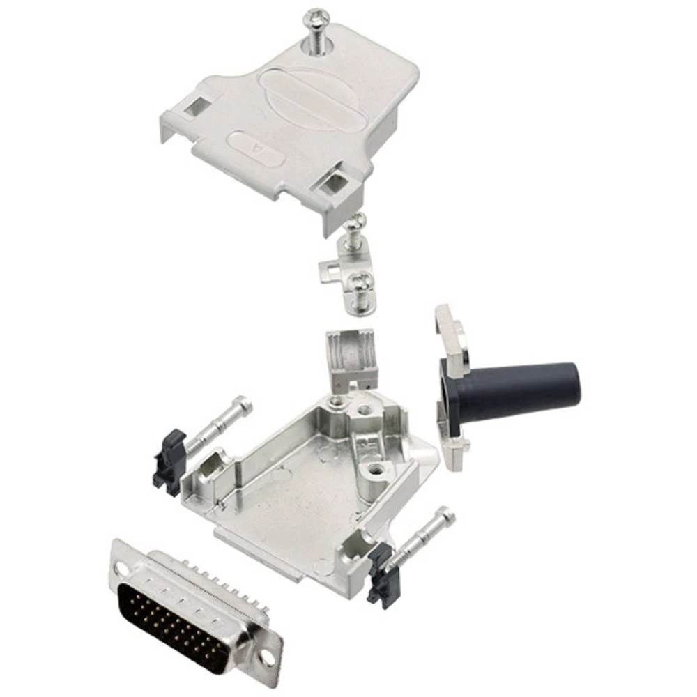 Komplet D-SUB pinskih konektora 45 ° Broj polova: 15 Lemni kup Amphenol 1 ST slika