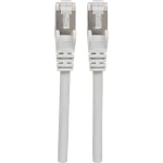 LAN (RJ45) Mreža Priključni kabel CAT 6A S/FTP 30 m Siva Zaštićen s folijom, Pletena zaštita, Bez halogena Intellinet