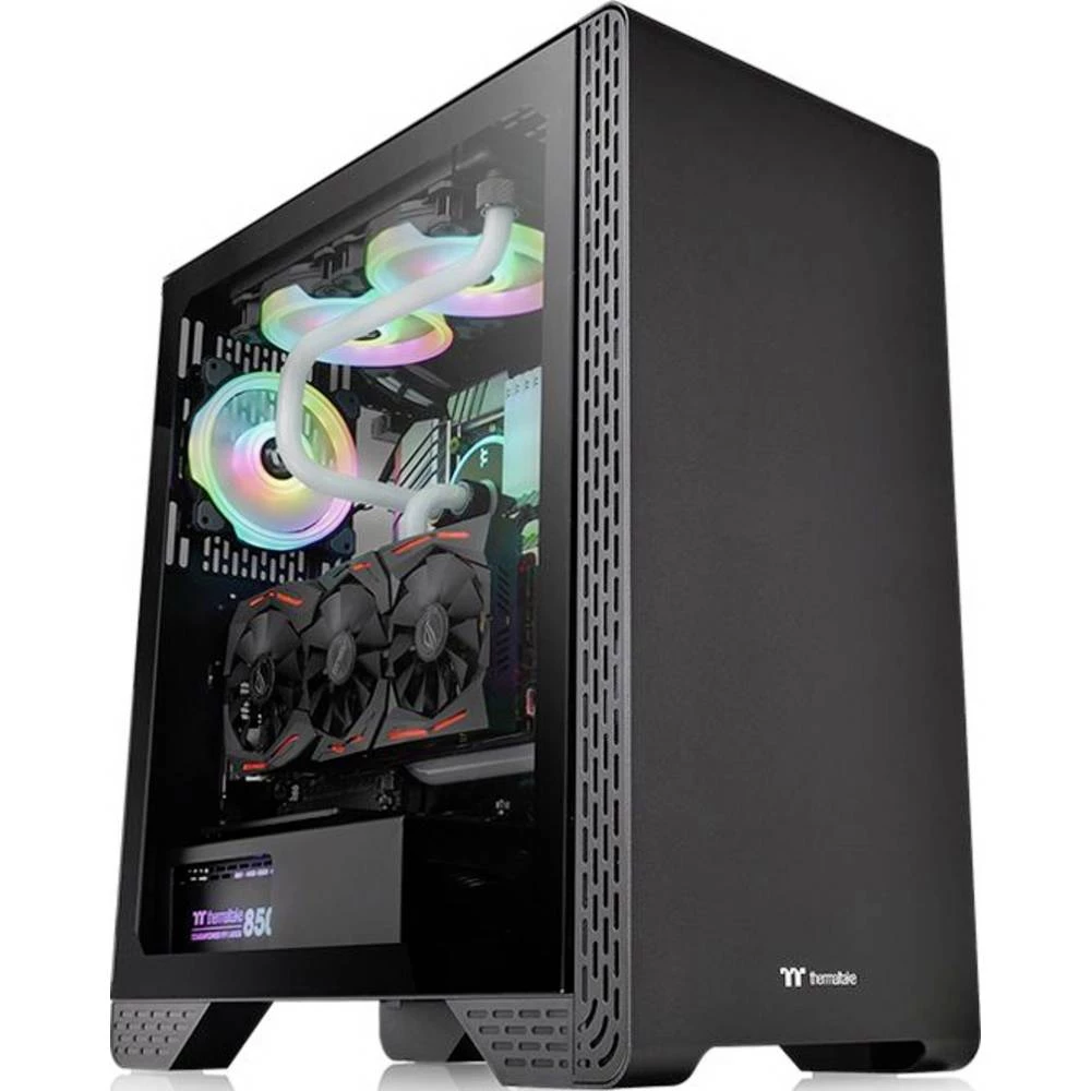Thermaltake S300 TG midi-tower kućište za računala crna slika