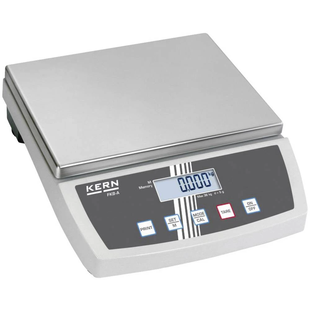 Kern FKB 65K1A+C stolna vaga Kalibriran po (dakks) Opseg mjerenja (kg) 65 kg Mogućnost očitanja 1 g strujni pogon, baterijski po slika